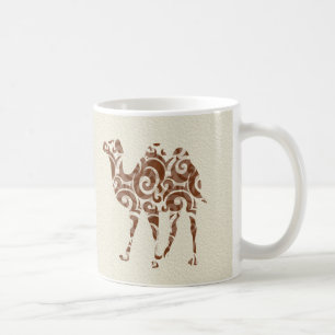 Beige camel coffee mug