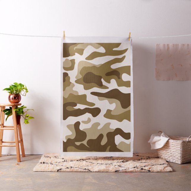 Beige camouflage pattern fabric (In Situ)