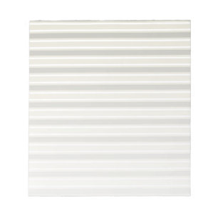 Beige candy stripes notepad