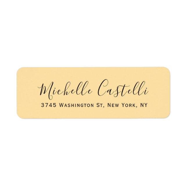 Beige Color Professional Unique Handwriting (Front)