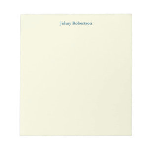 Beige Colour Plain Elegant Professional Modern Notepad