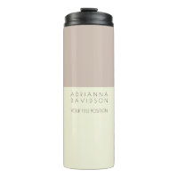 Beige Colour White Trendy Minimalist