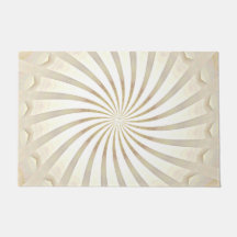 Beige Cream Swirl Doormat