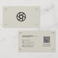 Beige Custom Logo Photography Brackets Modern