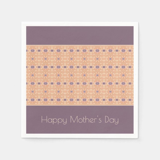 Beige Dainty Patterned Napkin (Front)