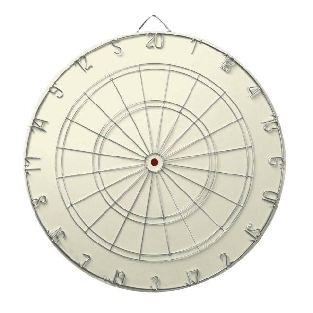 Beige Dartboard with Darts (Front)