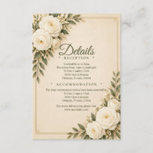 Beige Elegance Details Card