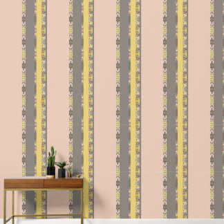 beige geometric wallpaper