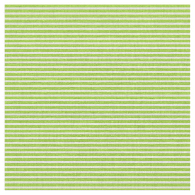 Beige & Green Coloured Stripes Pattern Fabric (Close Up)