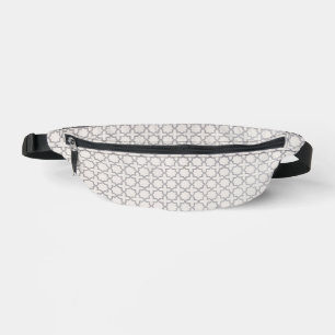 Beige Islamic geometric pattern Bum Bags