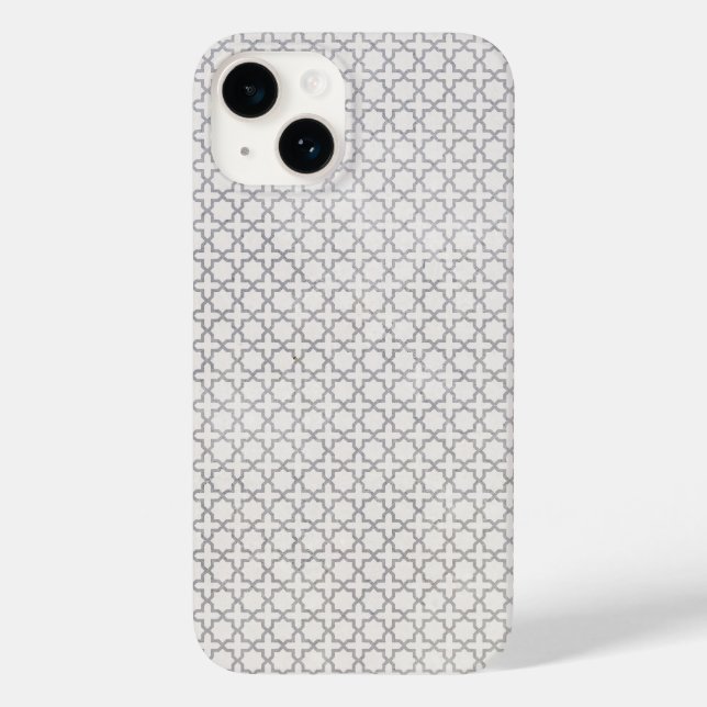 Beige Islamic geometric pattern Case-Mate iPhone Case (Back)