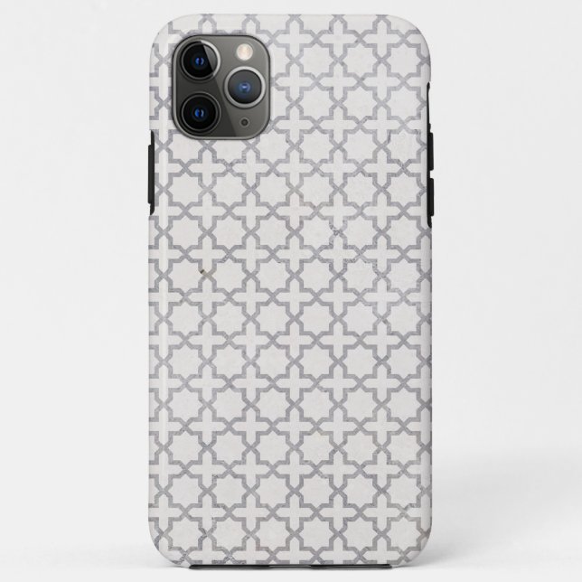 Beige Islamic geometric pattern Case-Mate iPhone Case (Back)