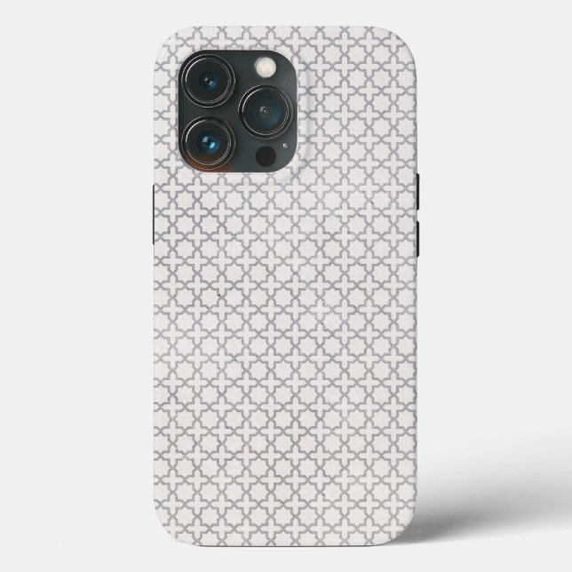 Beige Islamic geometric pattern Case-Mate iPhone Case (Back)