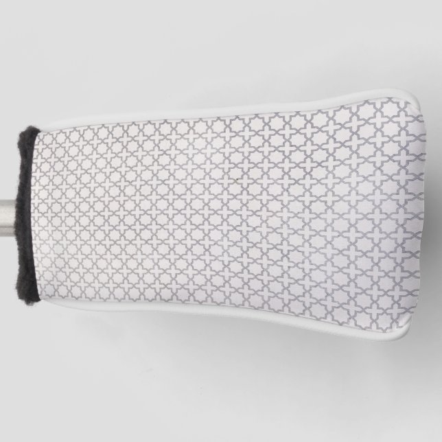 Beige Islamic geometric pattern Golf Head Cover (Front)
