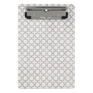 Beige Islamic geometric pattern Mini Clipboard
