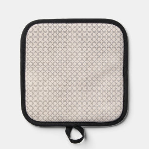 Beige Islamic geometric pattern Pot Holder