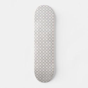 Beige Islamic geometric pattern Skateboard