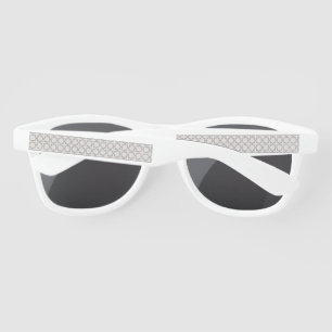 Beige Islamic geometric pattern Sunglasses