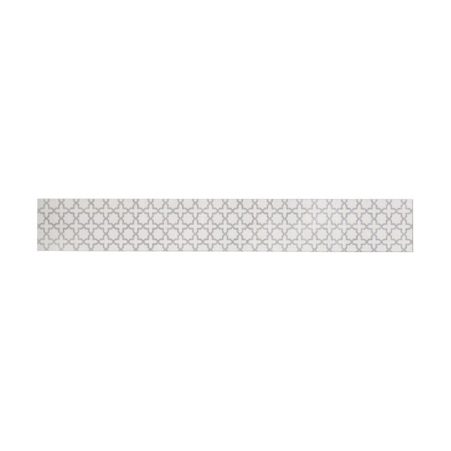 Beige Islamic geometric pattern Wraparound Address Label (Individual)