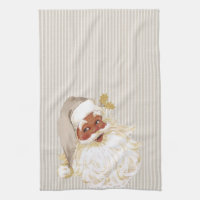 Beige Ivory Vintage Santa Claus of Colour