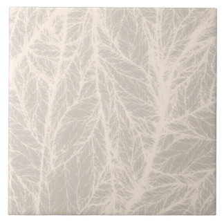 Beige Leaf Texture Ceramic Tile