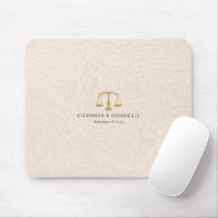 Beige Linen Texture & Gold Justice Scale