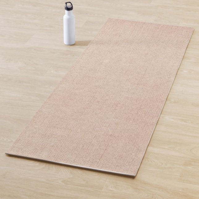 Beige Linen Yoga Mat (In Situ)