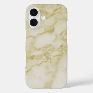 Beige Marble iPhone 16 Case