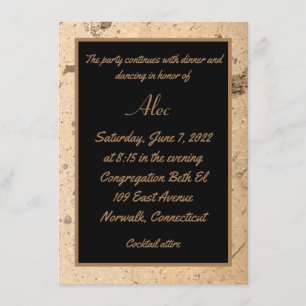 Beige Marble Enclosure Card