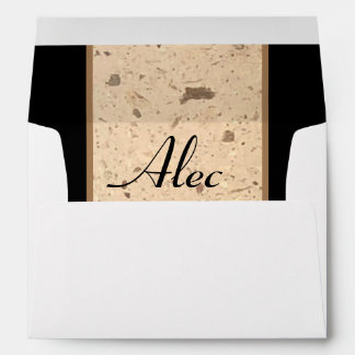 Beige Marble Envelope