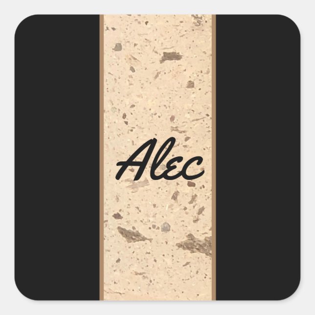 Beige Marble Sticker (Front)