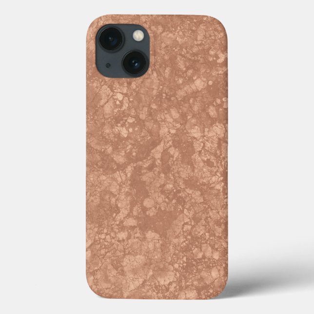 Beige Marble Terrazzo Texture Case-Mate iPhone Case (Back)
