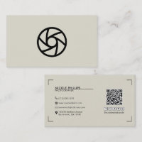 Beige Modern Your Custom Logo Photography 