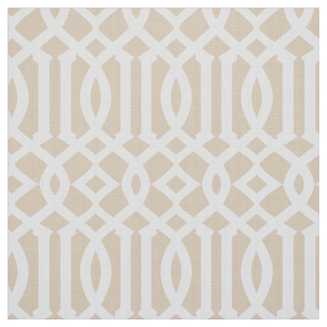 Beige Moroccan Pattern | Fabric (Swatch)