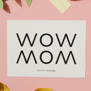 Beige Mother's Day Postcard