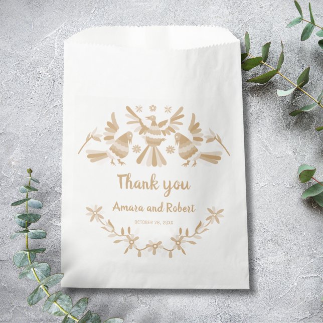 BEIGE OTOMI MEXICAN FAVOUR BAGS (Creator Uploaded)