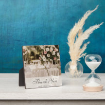 Beige Pastel Elegant Thank You Souvenir