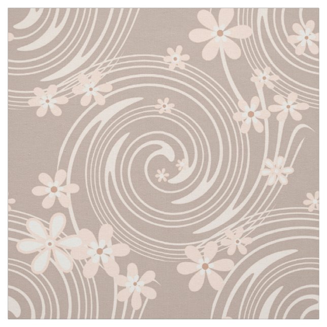 Beige pattern fabric (Swatch)