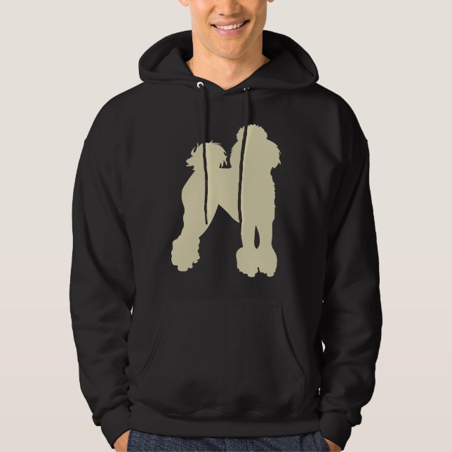 Beige Poodle Hoodie (Front)