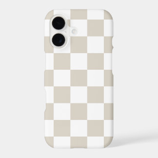 Beige Retro Check