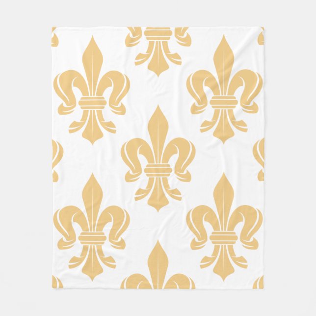 Beige Royal Fleece Blanket (Front)