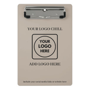 Beige Sand Custom Logo Mini clipboard
