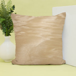 Beige Sand On The Beach - Simple & Minimal Texture Cushion