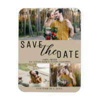 Beige Save the Date Wedding 3 Photos