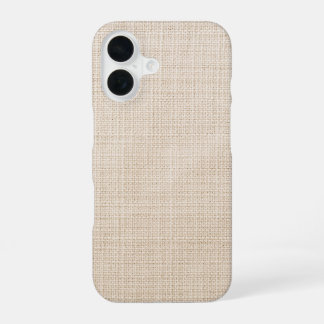 Beige shell aesthetic iPhone 16 case
