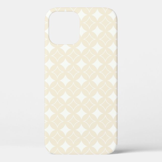 Beige shippo pattern Case-Mate iPhone case (Back)