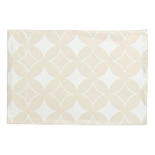 Beige shippo pattern pillowcase