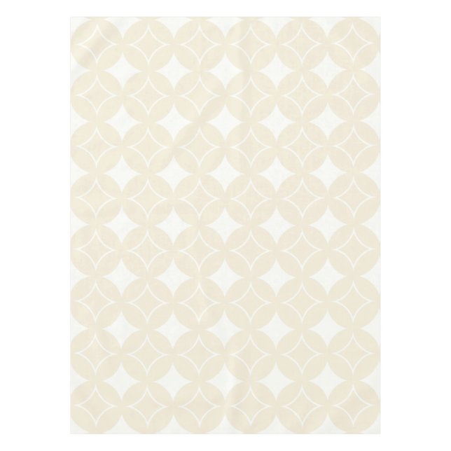 Beige shippo pattern tablecloth (Front)