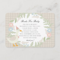 Beige Silly Goose Gingham Floral Books for Baby