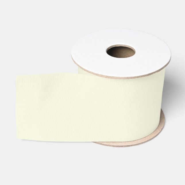  Beige (solid colour)  Grosgrain Ribbon (Spool)